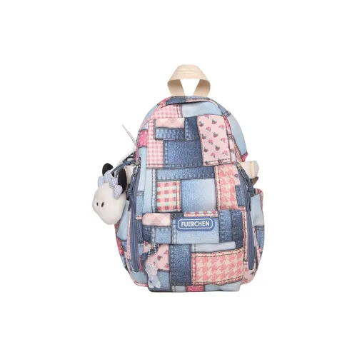 Huangmu Нейлон Рюкзак Унисекс Розовый Синий Коричневый