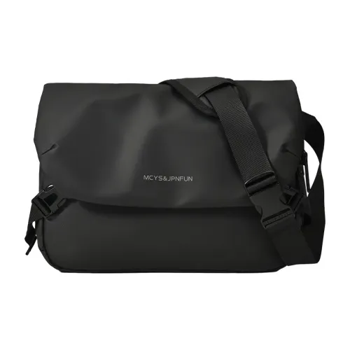 Yohji Kimura Полиэстер Crossbody Сумка Сумка через плечо Сумка Messenger Конверт Сумка Городская Сумка для ноутбука Стандартная Мужская Черная