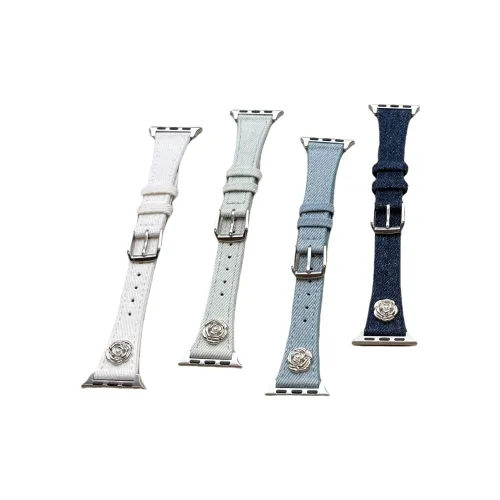 Antey Watch Полоска Apple Совместимость 175-220 мм Деним Кожа Материал