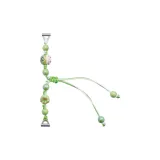 Счастливая кошка зеленая