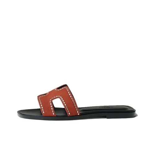 HERMES Oran Слипоны Женские Red