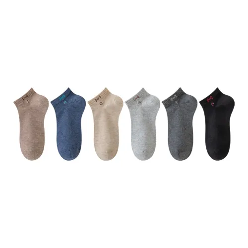 MIIOW Низкие носки Мужские 6 пар смешанные цвета