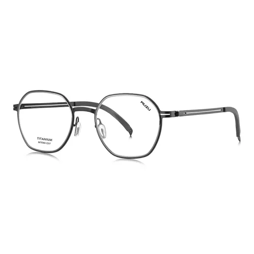 MUZU Титан Силикон Нерегулярная форма Оправы для очков Унисекс