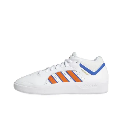 Adidas Originals Tyshawn Дышащие Низкие Кроссовки для Скейтбординга Мужские Белые Оранжевые Синие