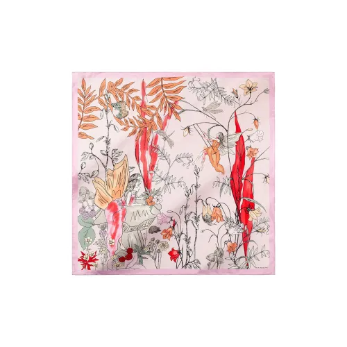 MARJAKURKI Шелковые шарфы для женщин