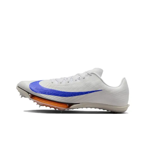 Nike Maxfly 2 Амортизация Низкий Топ Спринт Беговые Кроссовки Мужские Белый Синий