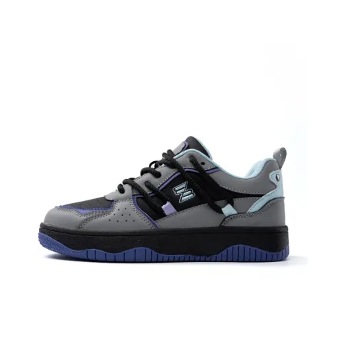 ZHR Slip-resistant Low Top Скейтборд Кроссовки Unisex Серый Черный