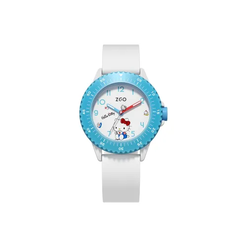 Hello Kitty Кварцевый механизм Женские часы Sanrio series 42mm*36mm*17mm Белый