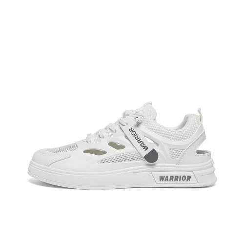 Warrior Удобные Сандалии Легкие и Дышащие Низкие Кроссовки для Скейтбординга Мужские Белые