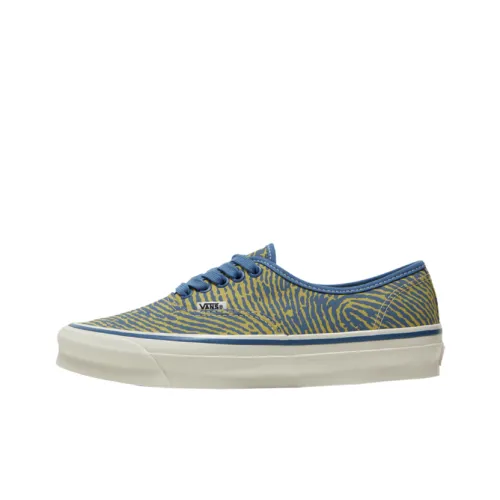 Salehe Bembury x VANS Authentic Series Vault OG LX Spunge BOREALIS Низкие Скейтборд Кроссовки Unisex Синий Желтый