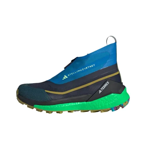 Adidas Stella McCartney Амортизация Противоскользящий Устойчивый к истиранию Сцепление Высокий топ Походная обувь Унисекс Черный Синий