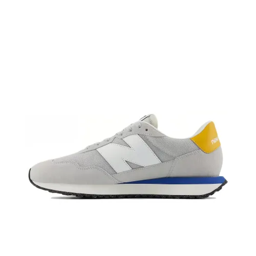 New Balance NB 237 Low Топ Повседневные Беговые Кроссовки Мужские Серый Белый