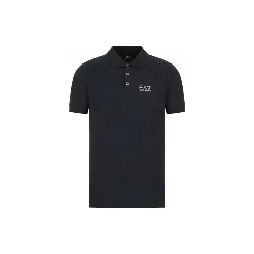 EMPORIO ARMANI EA7 SS23 Поло Мужское Темно-синий
