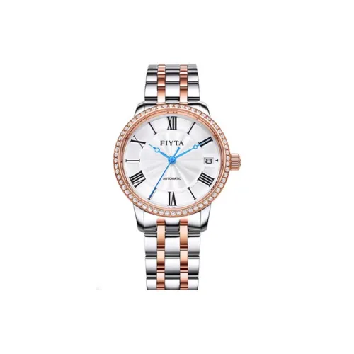 FIYTA Canon Collection Автоматический Механический Механизм Нержавеющая Сталь Ремешок Часы Женские Белый Циферблат