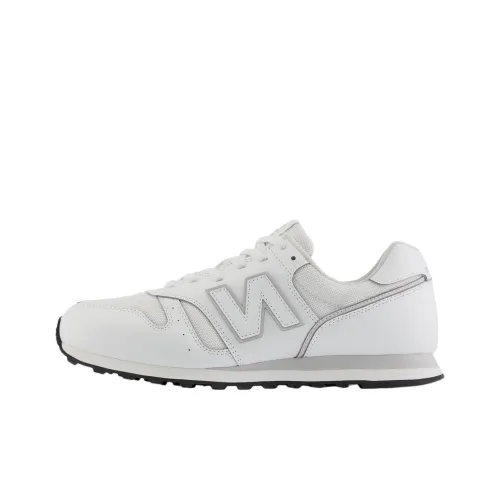 New Balance NB 373 Амортизация Износостойкие Беговые Кроссовки Унисекс Белые
