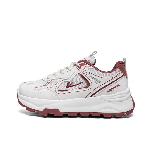 Warrior Студенты Платформа Толстая подошва Легкий и Дышащий Низкий Топ Повседневный Женский Бежевый Розовый