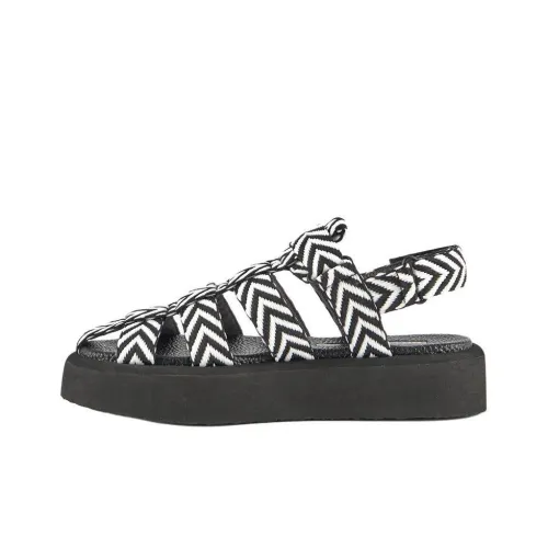 UNITED NUDE ROMA Lo Римские Сандалии 3 см Женские Черный Белый