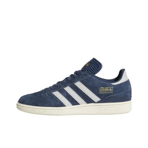 Adidas Originals Busenitz Дышащие Низкие Кроссовки для Скейтбординга Унисекс Синие Белые