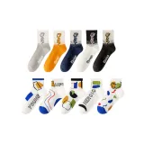 [Всесезонный] Цветовые блоки, буква, смешанные цвета, 5 пар + геометрический узор, смешанные цвета, 5 пар