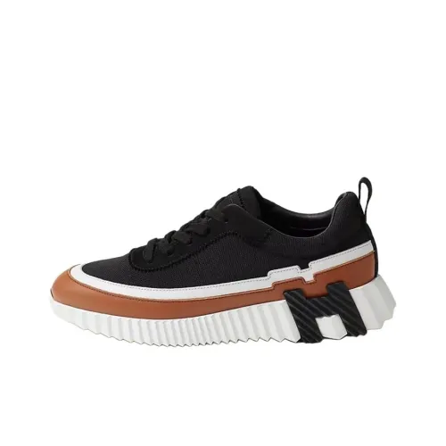 HERMES Bouncing Low Топ Повседневная обувь Женская Черная