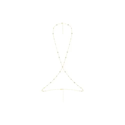 Swarovski Искусственный кристалл Цепи для тела Женские Золото