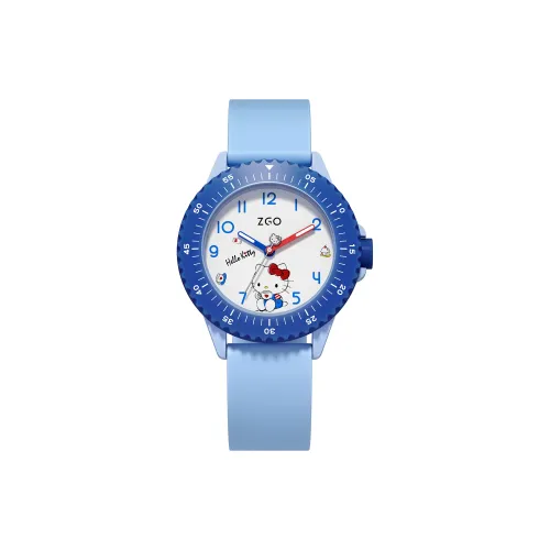 Hello Kitty Sanrio Series Кварцевый механизм Силиконовый ремешок Часы Женские Белый циферблат