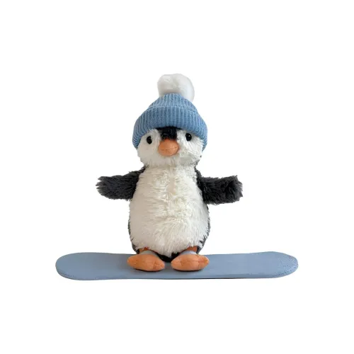 JELLYCAT Christmas Series Пингвин Серый Белый Куклы Плюшевая Кукла 11 см Высота В Сидячем Позе