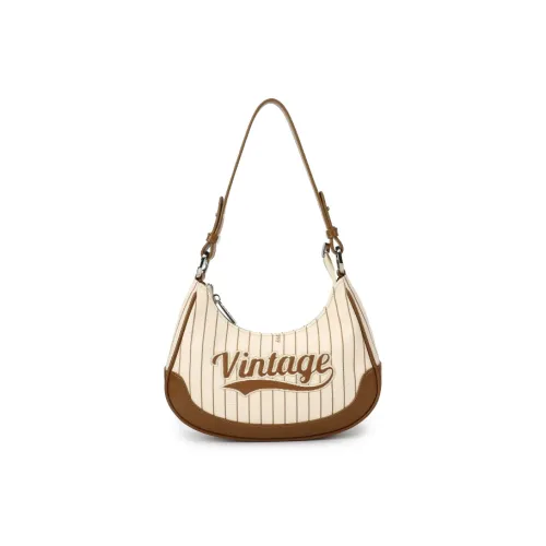 VFVF Сумка OFFICIAL Eco-Friendly ПУ (полиуретан) + Холст с принтом Сумка через плечо Сумка через плечо Стандартная Женская