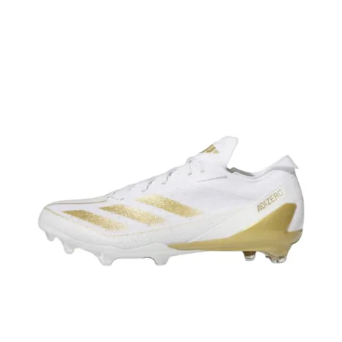 Adidas Adizero Electric FG Твердое покрытие амортизация износостойкие футбольные бутсы мужской белый золото