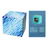 MF8853-3D Кубик Рубика - Космически-голубой, Магнитная версия