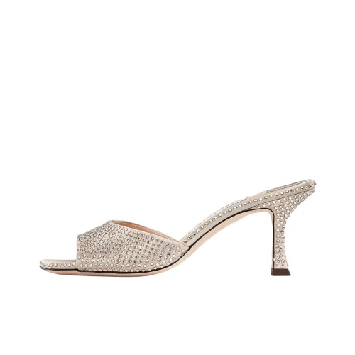Jimmy Choo Слипоны 7 см Женские Шампанское
