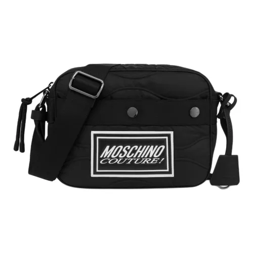 MOSCHINO Нейлоновая сумка через плечо с полиамидной курьерской сумкой мужская черная