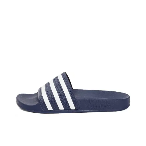 adidas originals Adilette Series Резиновая подошва Slip-resistant Слипоны Унисекс Морской синий