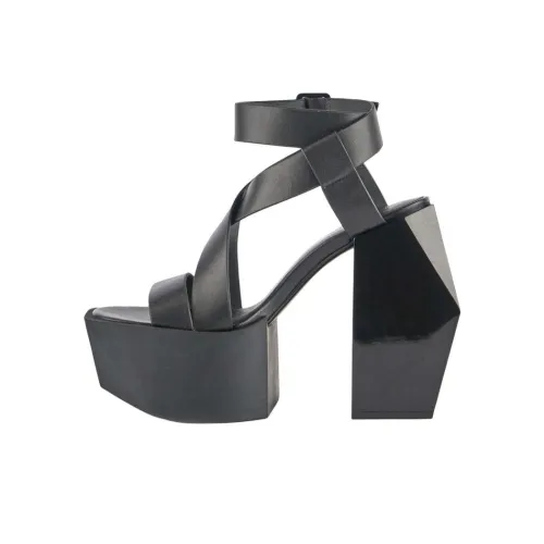 UNITED NUDE Stage one Ремень Сандалии 15 см Женские Черные