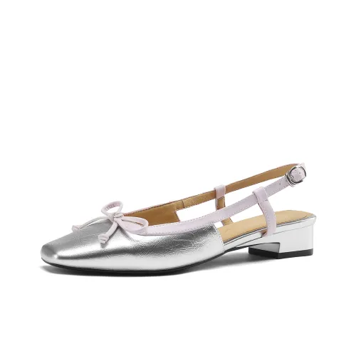 Safiya One Ремешок Сандалии 3,5 см Женские Серебряные