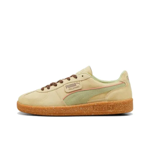 PUMA Palermo Cannoli Low Топ Скейтборд Кроссовки Унисекс Коричнево-зеленый