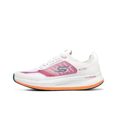 Skechers Go Run Pulse Low Топ Casual Женский Розовый Белый
