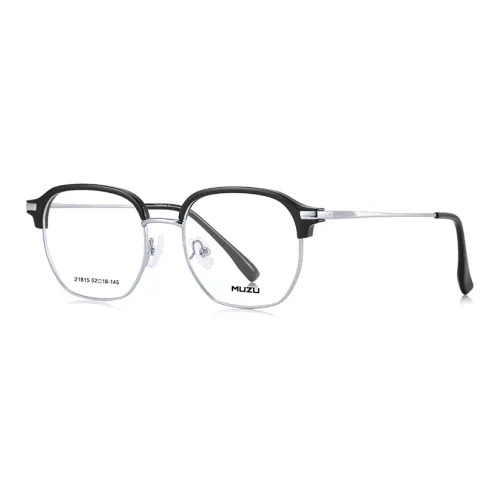 MUZU Пластиковая оправа TR Памятный пластик Металлическая оправа «брови» Оправы для очков Унисекс