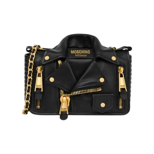 MOSCHINO Напп-Кожа Сумка через плечо Женская Черная