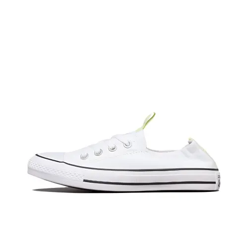 Converse Chuck Taylor All Star SHORELINE Износостойкий и Легкий Низкий Топ Повседневная обувь Женская Белая