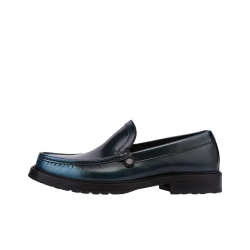 MOSCHINO COLLEGE Лоферы 3,5 см Мужской Синий Черный