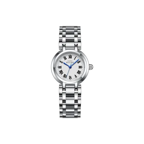 Respect The Time Кварцевый механизм Металлический ремешок Часы Женские Синий циферблат