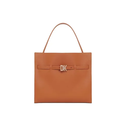DKNY Кожа Сумка Сумка через плечо Стандартная Женская Коричневая