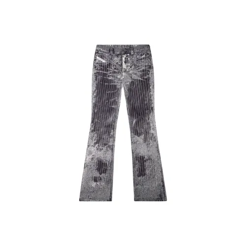 DIESEL FW24 Повседневные брюки Женские Черный