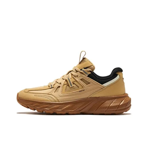 Erke Casual Low Top Unisex Beige Camel Men's