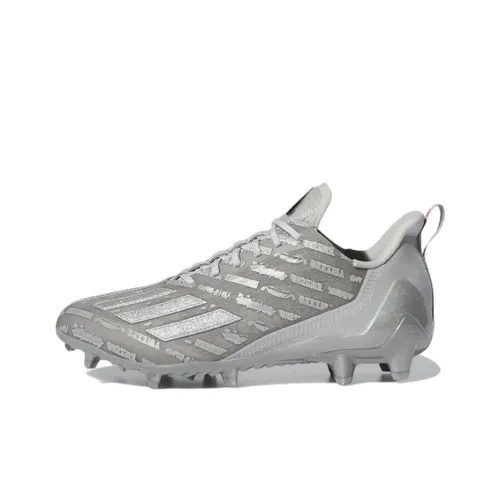Adidas Adizero Cleats Slip-Resistant Ударостойкое покрытие Футбольные бутсы Мужские Серые