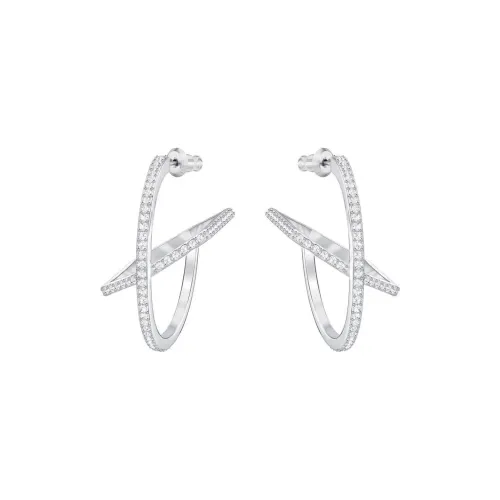 Серьги с серебряным покрытием от Swarovski серия Women's Silver