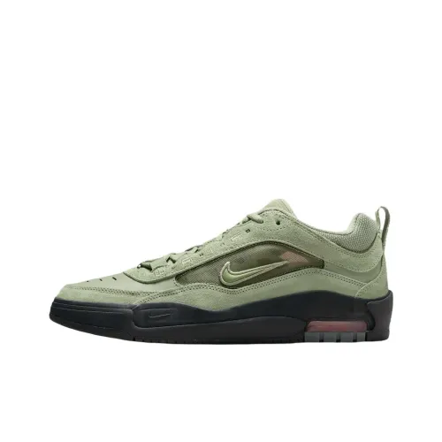 Nike Air Max Ishod Abrasion Resistant Низкие Кроссовки для скейтбординга Унисекс Зеленый