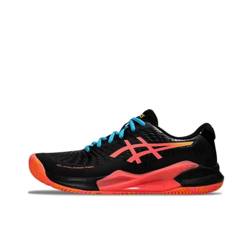 Asics Challenger 14 Low Top Повседневные Беговые Кроссовки Мужские Черные Красные
