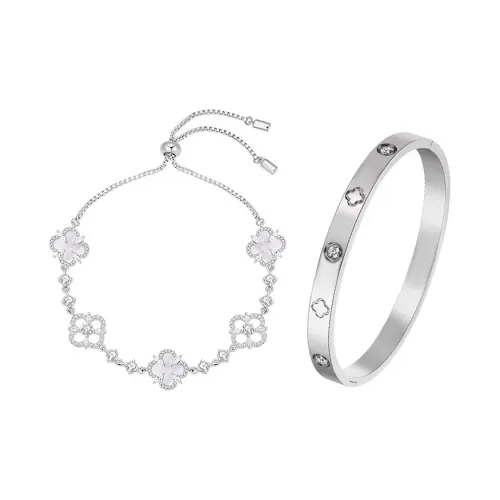 SHEEHHYY Титановый стальной медный браслеты для женщин